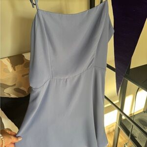 Elegant Blue Women's Dress
